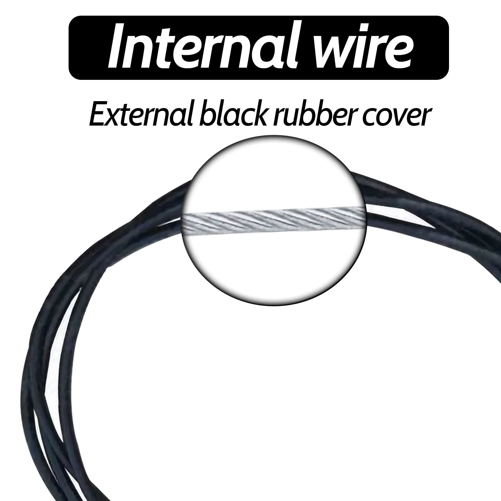 Fitness Machine Replacement Cable Pulley Cable Heavy Duty Steel Wire Rope for Gym Home Cable Machine Strength Workout Accessorie
