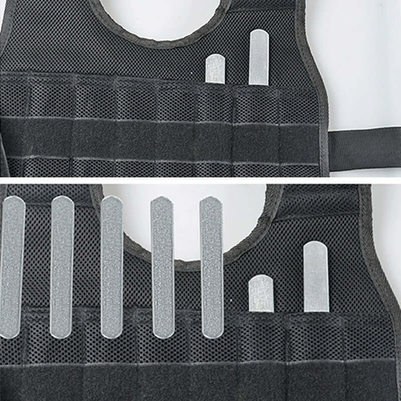 Suteng-Loading Weighted Vest for Boxing Training, Workout Equipment, Adjustable Waistcoat Jacket, Sand Clothing, 20Kg, 50Kg