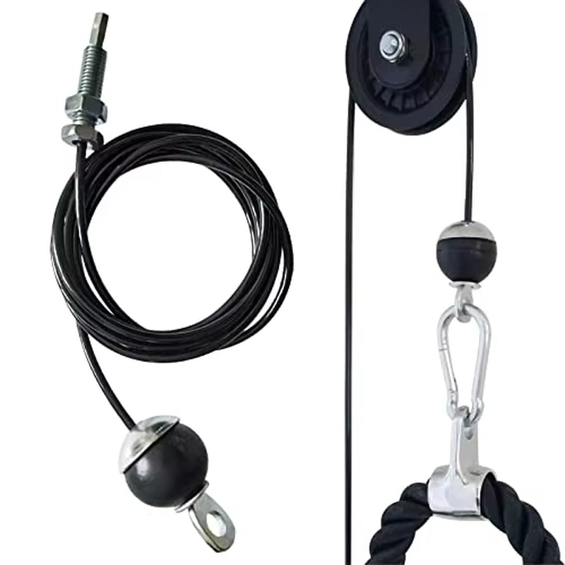 Fitness Machine Replacement Cable Pulley Cable Heavy Duty Steel Wire Rope for Gym Home Cable Machine Strength Workout Accessorie